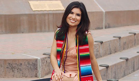 English major photo of student or faculty