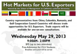 Hot Markets for U.S. Exporters
