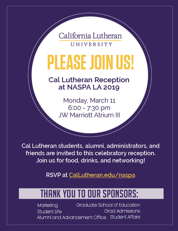 NASPA LA 2019 | Graduate School of Education