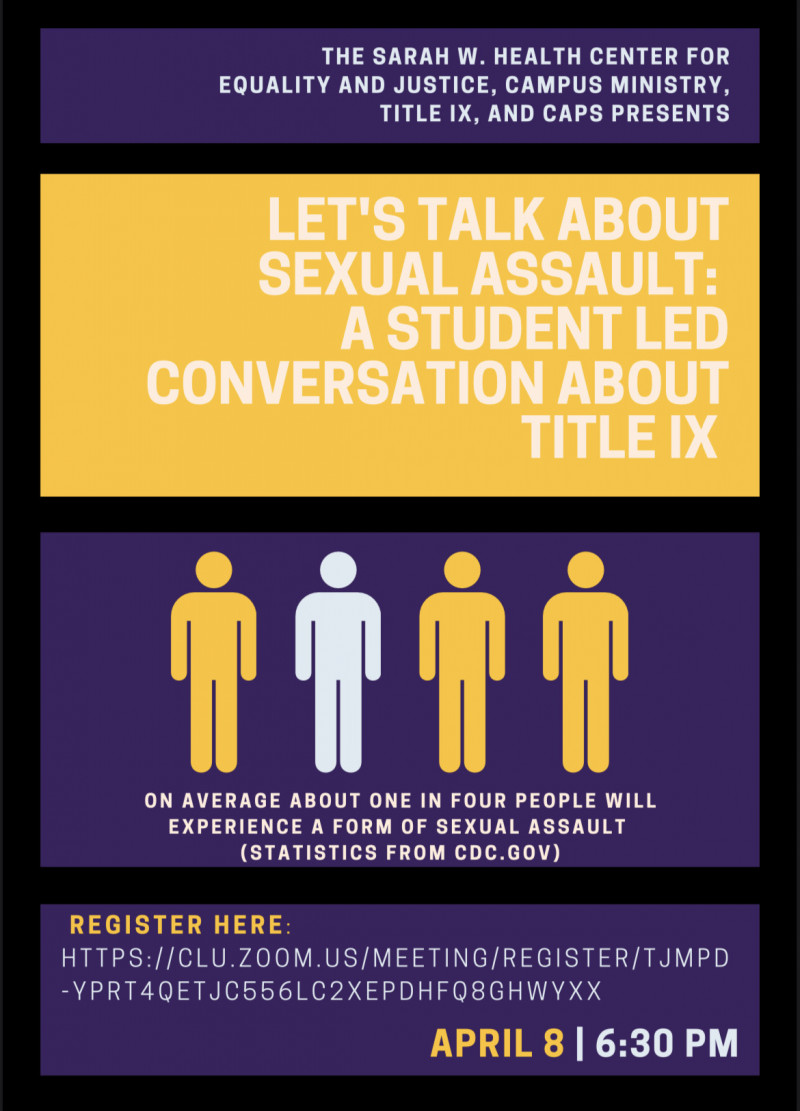 Let s Talk about Sexual Assault A Student Led Conversation About