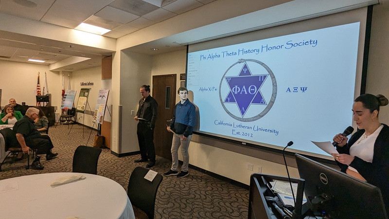 History Department Research Presentations and Phi Alpha Theta Induction Ceremony