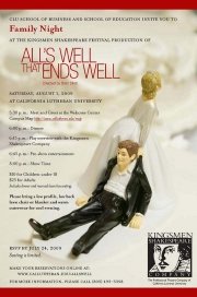 Family Night at the Kingsmen Shakespeare Festival
