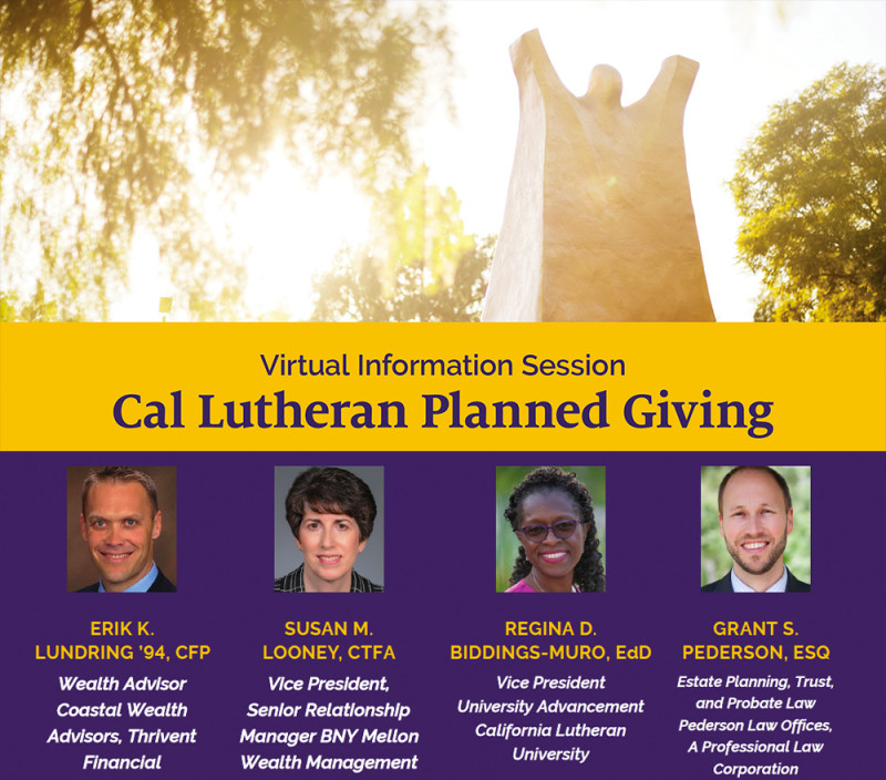 Cal Lutheran Planned Giving &mdash; a Virtual Information Session