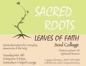 Sacred Roots, Leaves of Faith Soul Collage