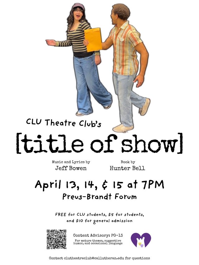 CLU Theatre Club's [Title of Show] 