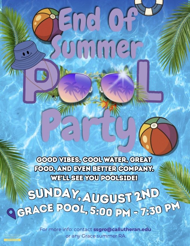 End of Summer Pool Party