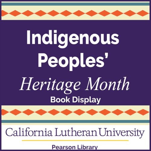 Indigenous Peoples' Heritage Month Book Display