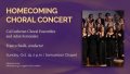 Homecoming Choral Concert
