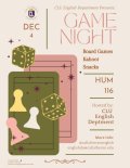 English Department's Game Night & Mixer 