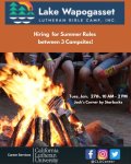 Lake Wapogasset Lutheran Bible Camp Inc.-Employer Info Table