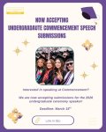 Now Accepting Undergraduate Commencement Speech Submissions!