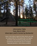 Lutheran Retreats, Camps, and Conferences Information Table