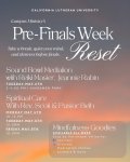Campus Ministry Pre-Finals Wellness Event