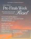 Campus Ministry Pre-Finals Wellness Event