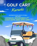 Programs Board present: Golf Cart Karaoke