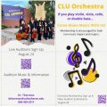 CLU Orchestra Auditions