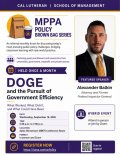 Policy Brown Bag Series: DOGE and the Pursuit of Government Efficiency