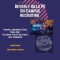 Beverly Hills Police Department: On-Campus Information Table (Wed. 9/22)