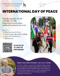 International Day of Peace: Invest in Peace For Everyone, Everywhere, Every Day!