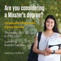 Graduate Programs Open House