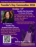 Founder's Day Convocation & Academic Lecture 
