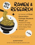 Ramen & Research
