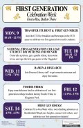 First-Generation College Student Celebration Week