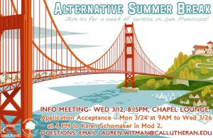 Alternative Summer Break - Application Deadline