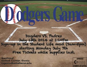 Dodgers vs. Padres SOLD OUT