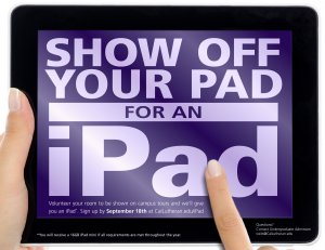 Show us your pad for an iPad!