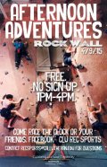 Afternoon Adventures - Rock Wall