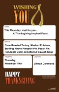 Thanksgiving Feast inside the Ullman Commons