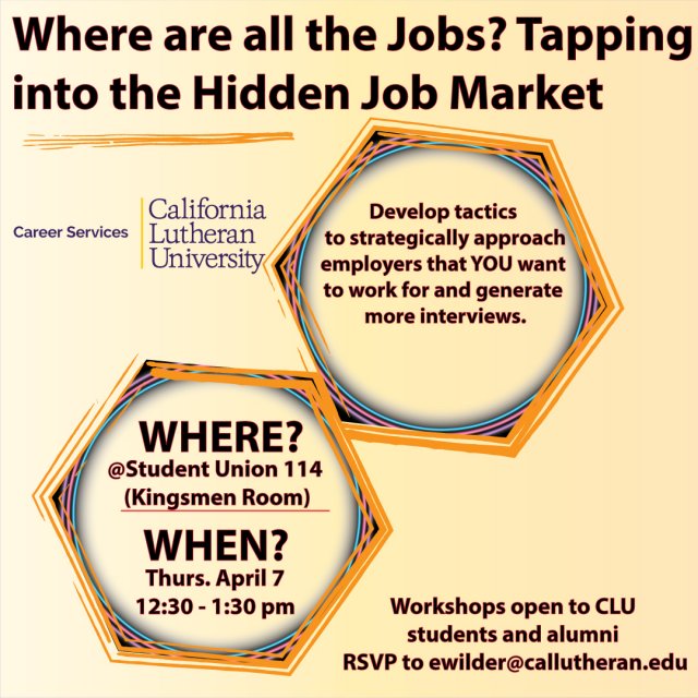 Where are all the Jobs?  Tapping into the Hidden Job Market