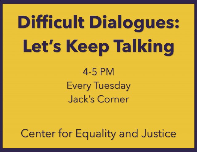 Difficult Dialogues Let's Keep Talking