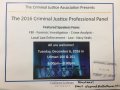 Criminal Justice Professional Panel