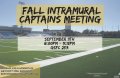 Intramural Captains Meeting
