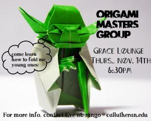Origami Masters Group: Yoda Meeting