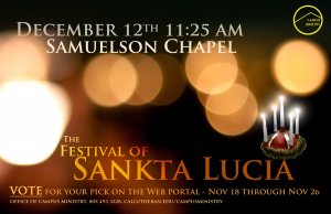 Festival of Sankta Lucia