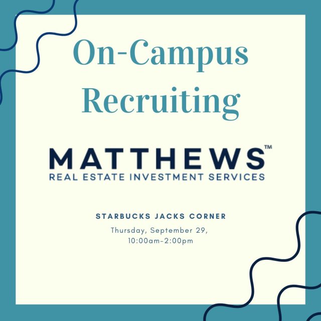 Matthews Real Estate Investment Services Recruitment Table
