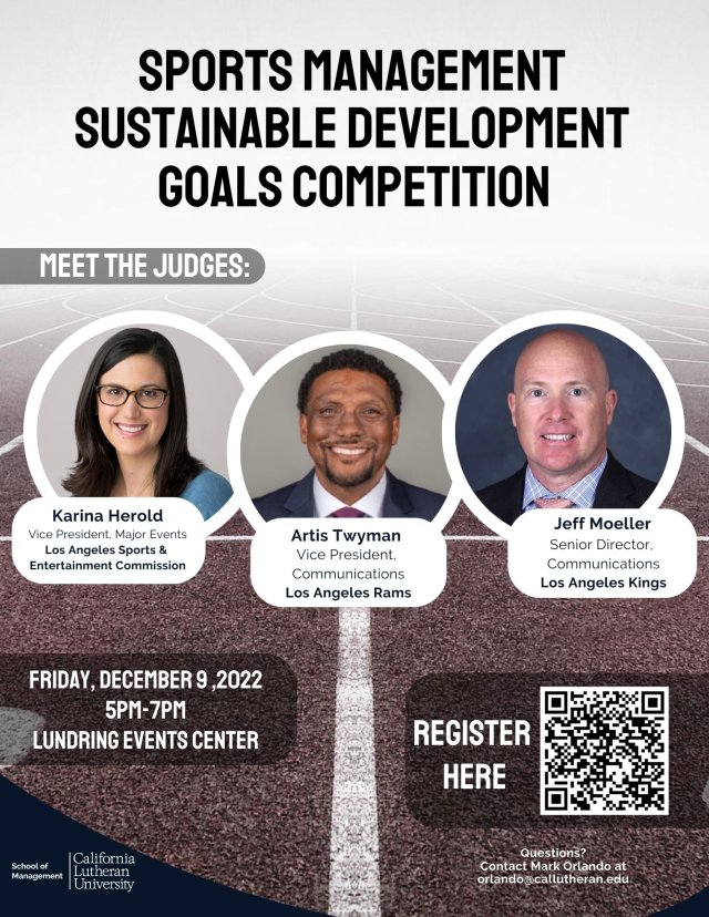 Sports Management Sustainable Development Goals Competition