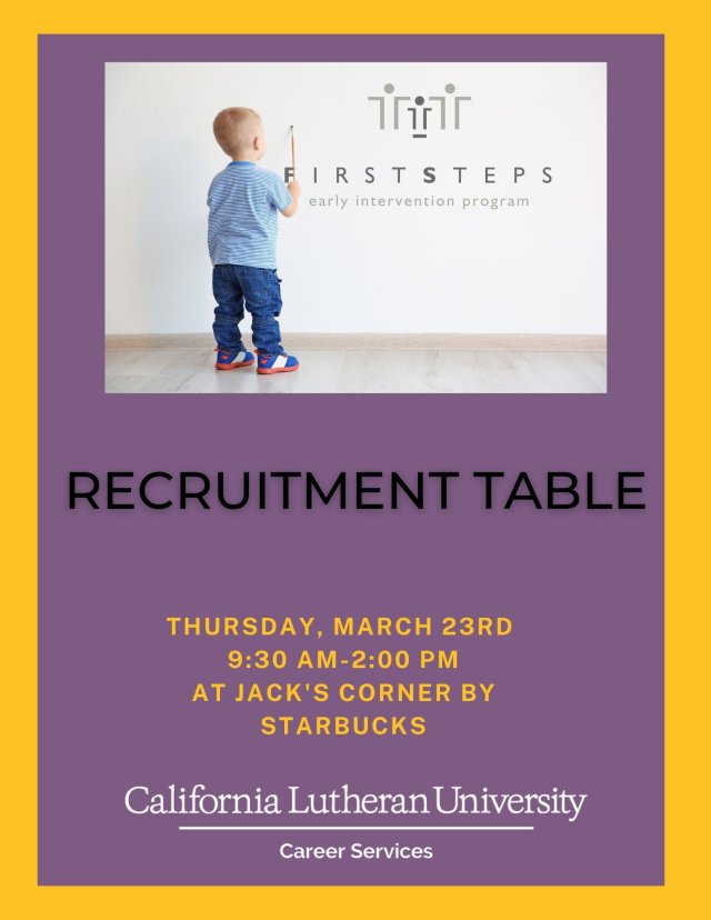 FirstSteps for Kids-Employer Recruitment Table