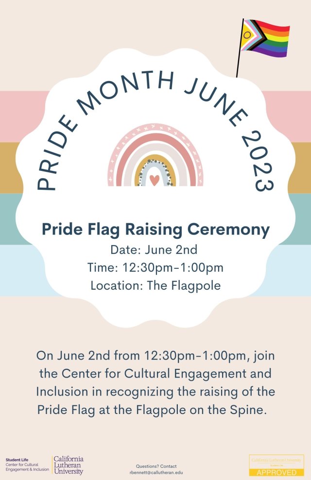 Pride Flag Raising Ceremony