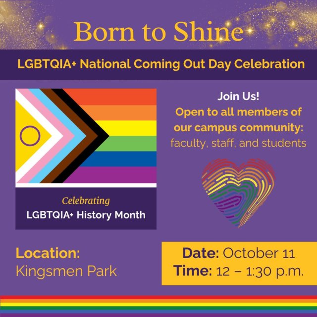 Born to Shine: LGBTQIA+ National Coming Out Day Celebration