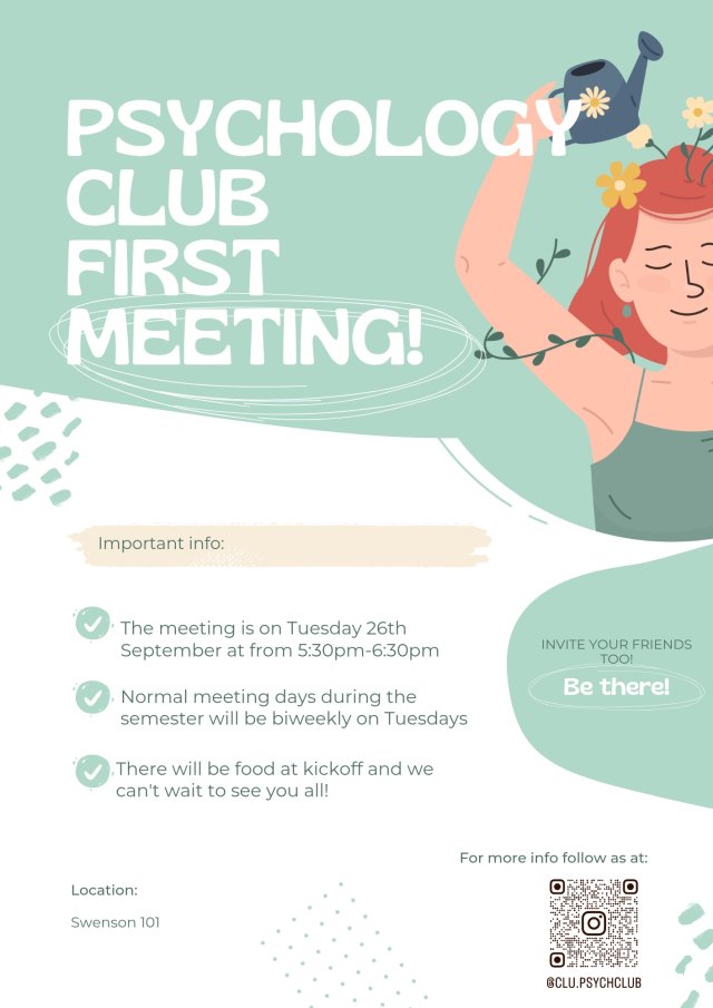 Psychology Club Welcome Meeting