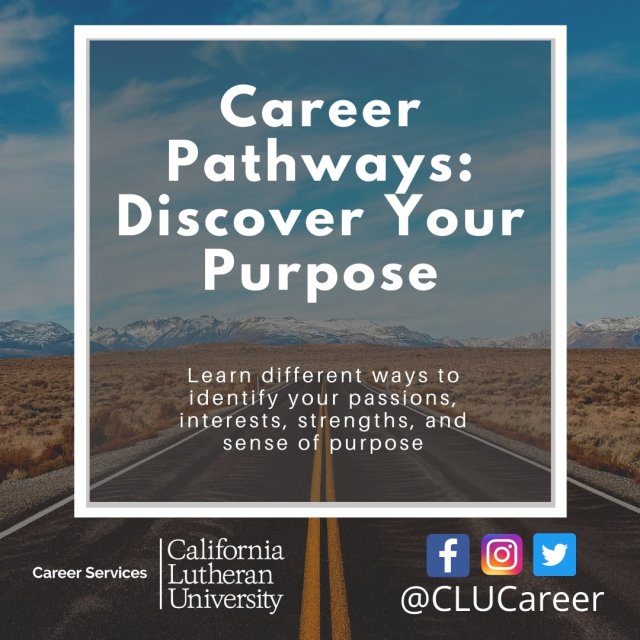  Career Pathways: Discover your Purpose