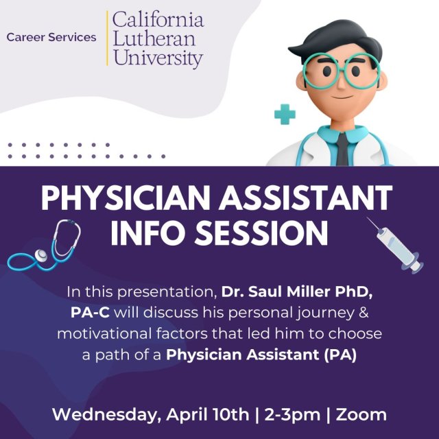 Physician Assistant Info Session