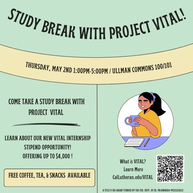 Study Break with Project VITAL