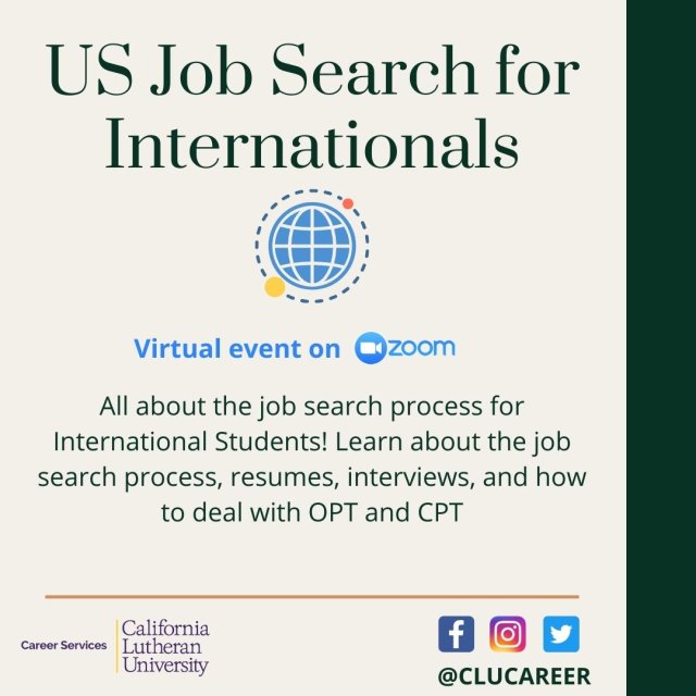 US Job Search for Internationals