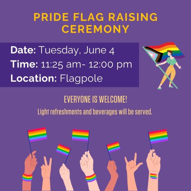 LGBTQIA+ Flag Raising Ceremony