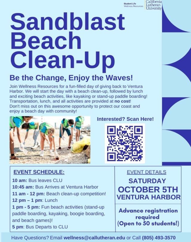 Sandblast Beach Clean-Up